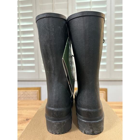 Le Chameau Bottine Saiga Womens Boots Black Rubber Size 7 US 5 UK NIB Waterproof - Picture 7 of 11